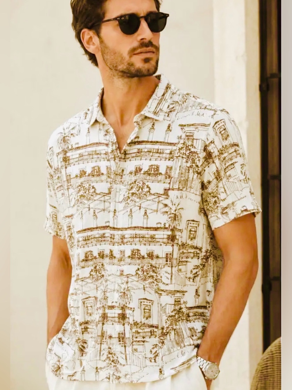 NWT Common People Plate SS Button Down Shirt